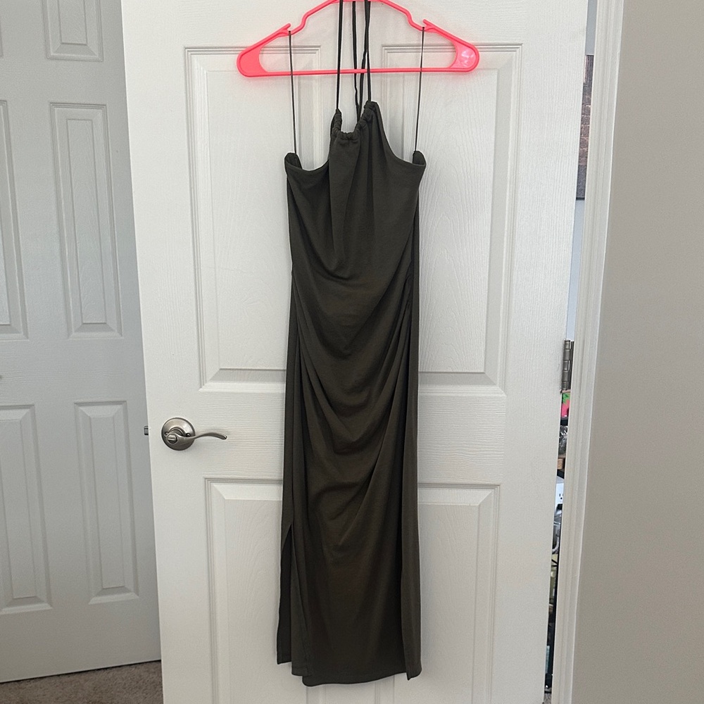 Olive Green Women's Dress